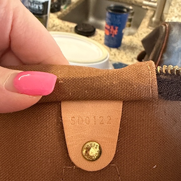 Louis Vuitton Brown and Tan Monogram Satchel - Picture 4 of 4